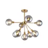 Pendente Astro 9Xg9 Fume Dourado Orluce