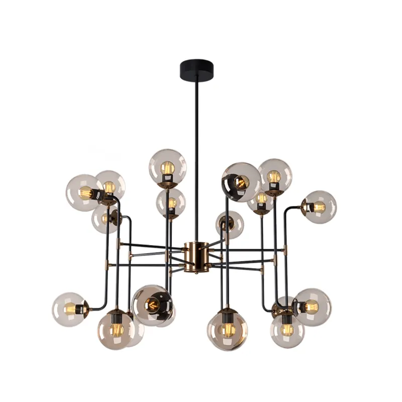Pendente Globe 16Xe27 Ambar Bz OR1184 Ptf Orluce