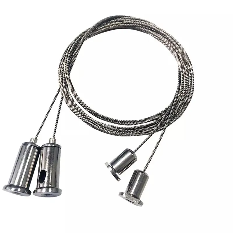 Kit Pendente Cordoalho Eletrificado Para Perfil De Led Luminatti