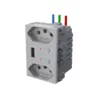 Conjunto 1 Tomada 2P+T 10 A + Tomada USB Bivolt WI-FI Branco Weg