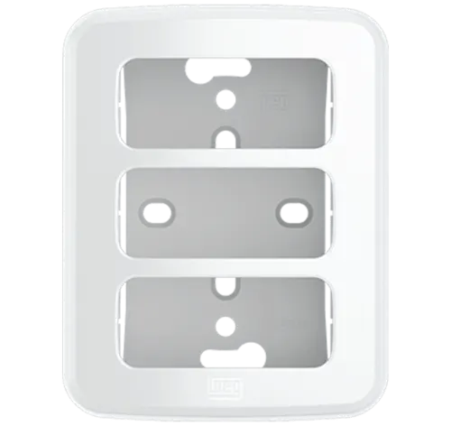 Caixa e Placa Sobrepor 3 Pos Compose Branco Weg