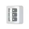 Caixa e Placa Sobrepor 3 Pos Compose Branco Weg