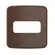 Placa Embutir Moveis 1 Posto Compose Marrom Weg