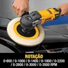 Lixadeira Politriz 1.250W VV 0-600/3.500 RPM 220V 7/ 9 (180MM-230MM) Dewalt