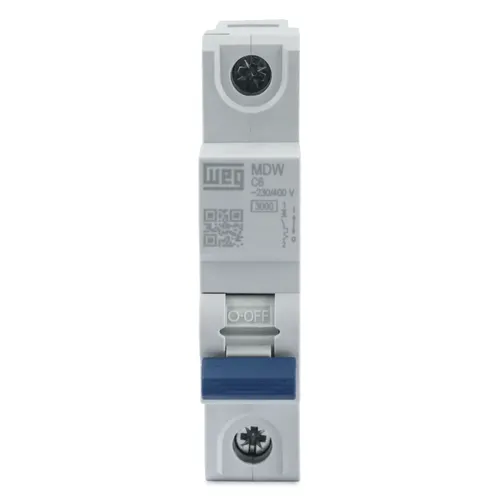 Minidisjuntor Monopolar 6A Mdwp-C6 Weg
