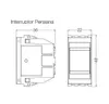Modulo Interruptor Persiana 16 A / 250 V Esatta Branco Weg