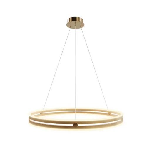 Pendente Alleanza 51W Led Dourado 3000K Orluce