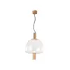 Pendente Clear 8W Transparente Dourado OR1249 Orluce