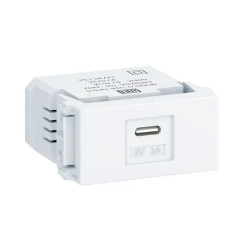 Modulo Tomada Keystone USB-C Esatta Branco Weg