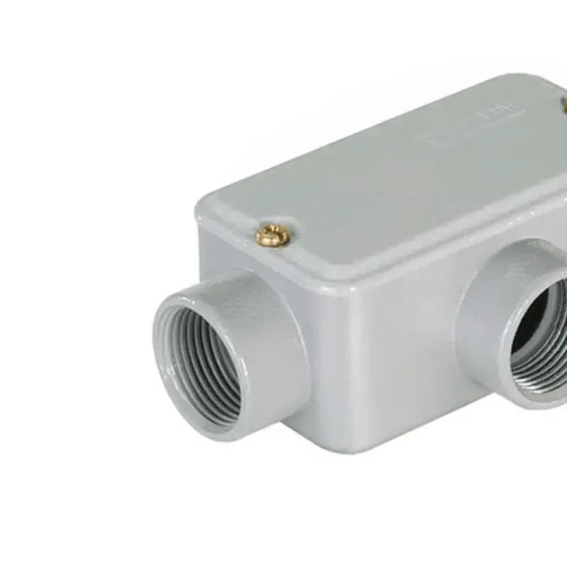 Condulete Aluminio Cinza ( X ) 3/4" Tampa Cega Vedada PVC BSP Wetzel