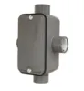 Condulete Aluminio Cinza ( X ) 3/4" Tampa Cega Vedada PVC BSP Wetzel