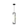 Pendente Cavutti 20W Led Preto Fosco 3000K Orluce