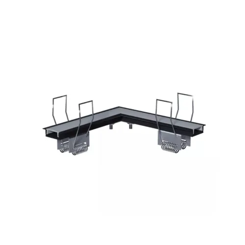 Conector Preto Difusor Branco Parede-Parede Luminatti