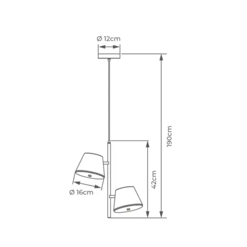 Pendente Cupula 2Xg9 Preto Fosco Orluce