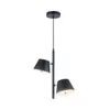 Pendente Cupula 2Xg9 Preto Fosco Orluce