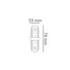 Conector ( L ) Para TrIlhos Sobrepor, Branco Luminatti