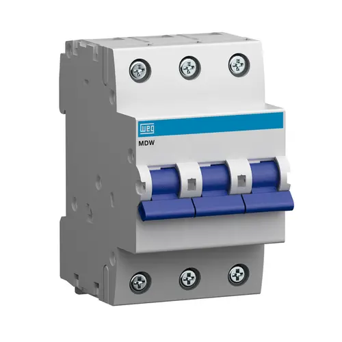 Minidisjuntor Tripolar 100A Mdw-C100-3 Weg