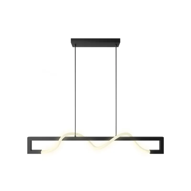 Pendente Crotta 30W Led Preto Fosco 3000K Orluce