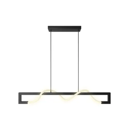 Pendente Crotta 30W Led Preto Fosco 3000K Orluce