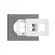 Miniplaca Embutir Moveis 1 Posto Compose Marrom Weg