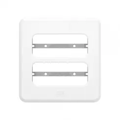 Miniplaca Embutir Moveis 2 Postos Compose Branca Weg