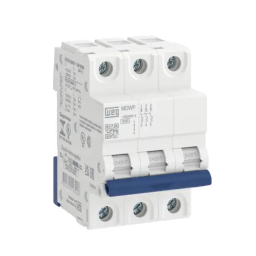 Minidisjuntor Tripolar 50A Mdwp-C50-3 Weg