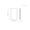 Arandela Led Reflex 20Cm 6W 500LM Branca STH21740BR/30 Stella