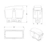 Sistema X Modulo Interruptor Paralelo 10A 250V Compose Branco Weg