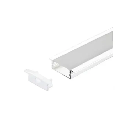 Acabamento Perfil Embutir Branco Luminatti