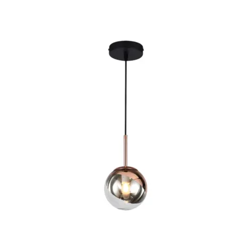 Pendente Diagon 1Xe27 20cm Cobre Transparente Orluce