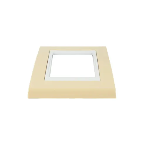 Placa 4X2 3 Posicoes Branco/Areia