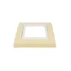 Placa 4X2 3 Posicoes Branco/Areia