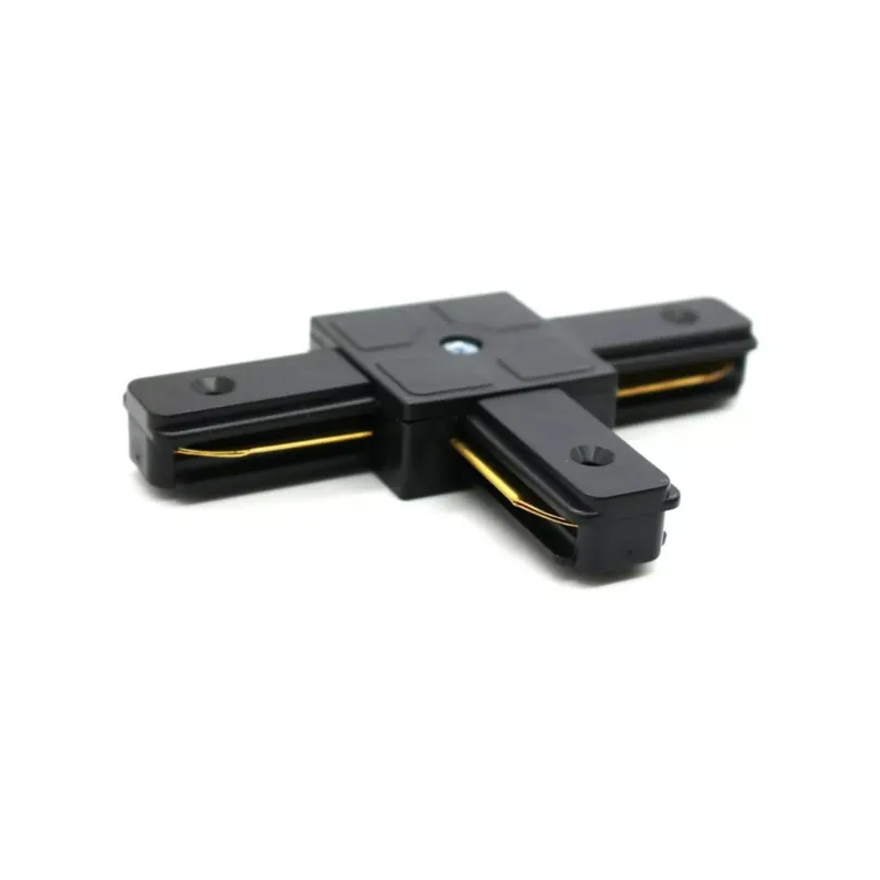 Conector ( T ) Para TrIlhos Sobrepor Preto Luminatti