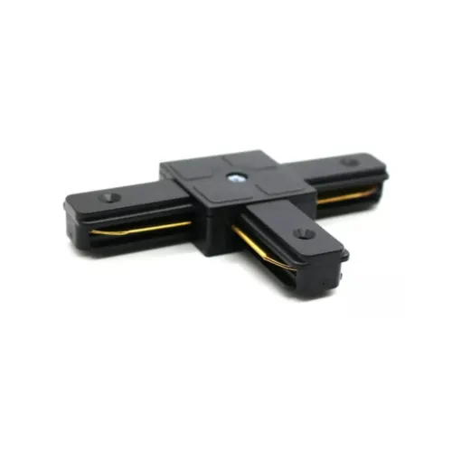 Conector ( T ) Para TrIlhos Sobrepor Preto Luminatti