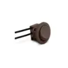 Interruptor De Embutir Redondo Tecla Simples 12A Marrom Weg
