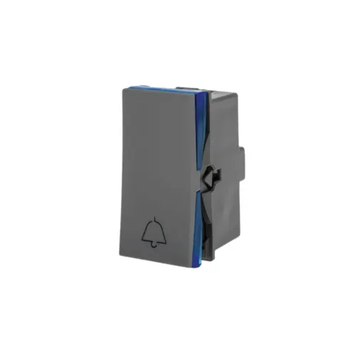 Modulo Pulsador Campainha 2a 250V Cinza 611012CZ Pial Plus + Legrand