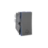 Modulo Pulsador Campainha 2a 250V Cinza 611012CZ Pial Plus + Legrand