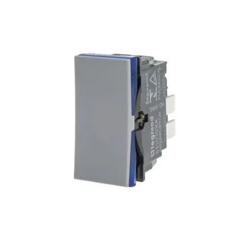 Modulo Interruptor Simples Cinza Pialplus + Legrand