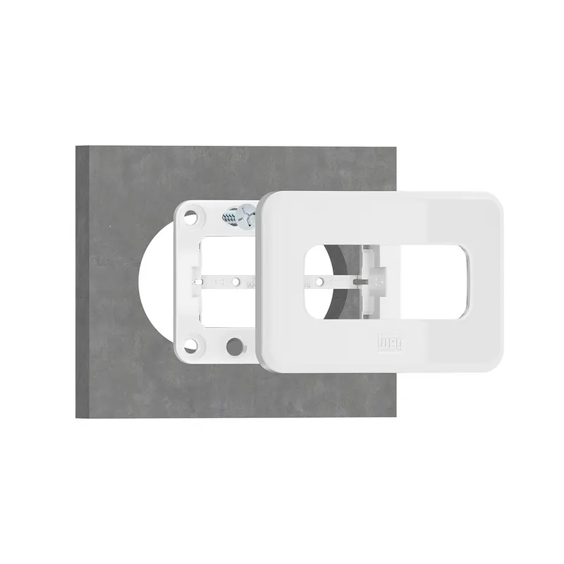 Miniplaca Embutir Moveis 1 Posto Compose Cinza Weg