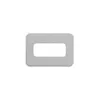 Miniplaca Embutir Moveis 1 Posto Compose Cinza Weg