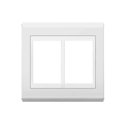Placa 4X4 6 Posicoes Style Acetinado Branco