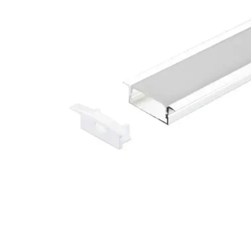 Acabamento Perfil Embutir Branco Luminatti