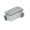 Condulete Aluminio Cinza ( TB ) 1.1/2" Tampa Cega Vedada PVC BSP Wetzel