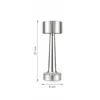 Luminaria Led de Mesa Nox Silver 3000k GMH
