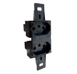 2 Tomada 2P+T 10A / 250V Padrao Preto Preto Weg