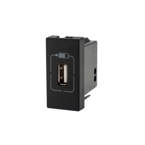 Modulo Tomada Carregador Usb 1,5a Preto Pial Plus+ Legrand