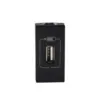 Modulo Tomada Carregador Usb 1,5a Preto Pial Plus+ Legrand