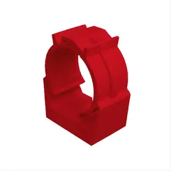 Abracadeira PVC 1" Vermelha Wetzel