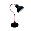Luminaria Viena Preta Cobre Haste Cobre Kin