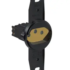 1 Tomada 2P+T 10A / 250V Red Padrao Preto Weg